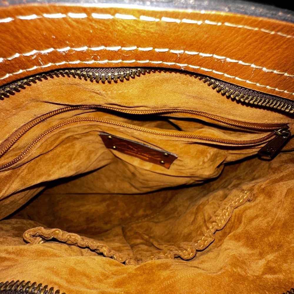 Poppy Top Zip Tote Signature Map Bag - Picture 12 of 15